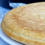 pone of classic southern cornbread on a plate