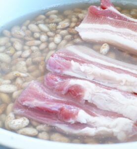 ham and pinto beans before pressure cooker