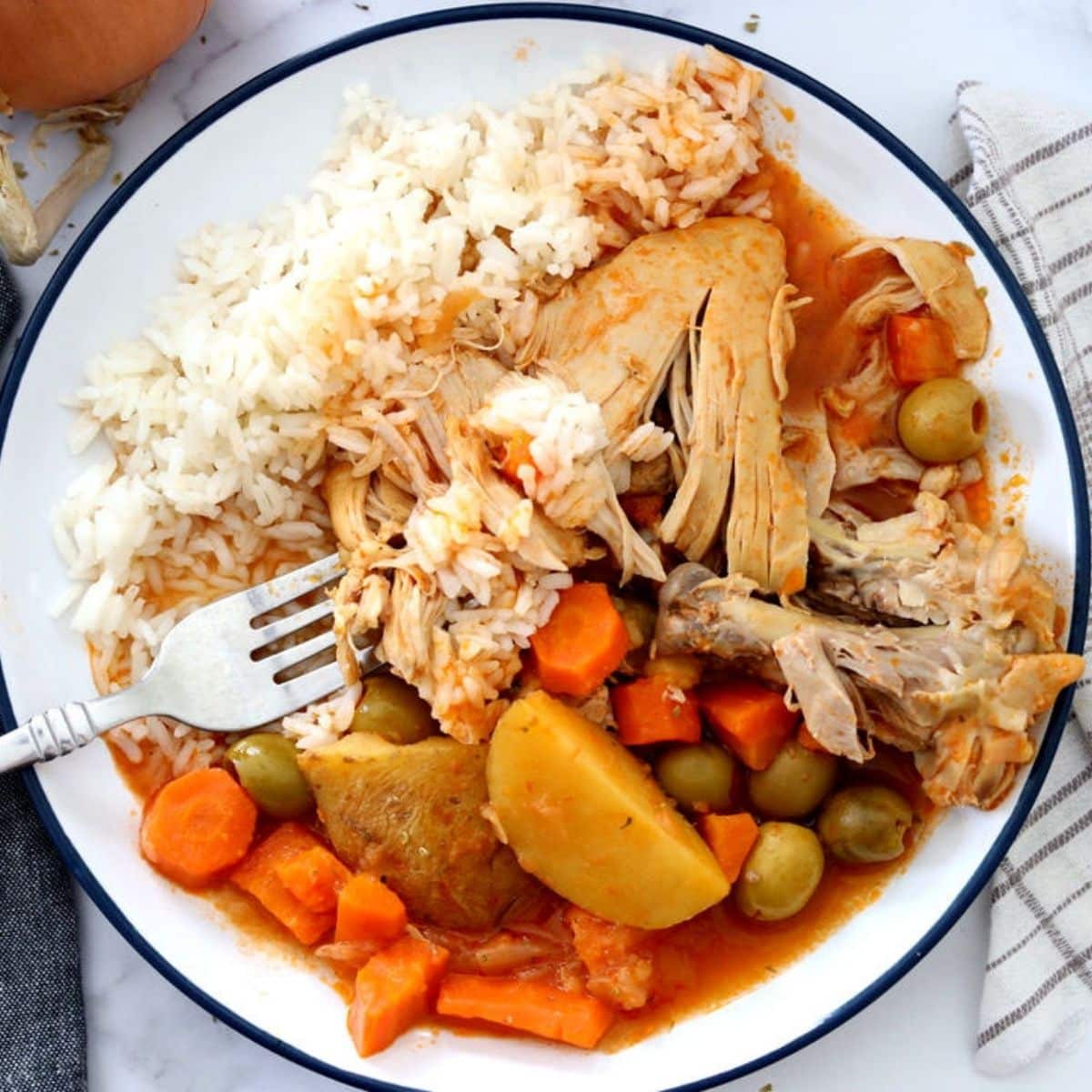 Cuban chicken and online yellow rice instant pot