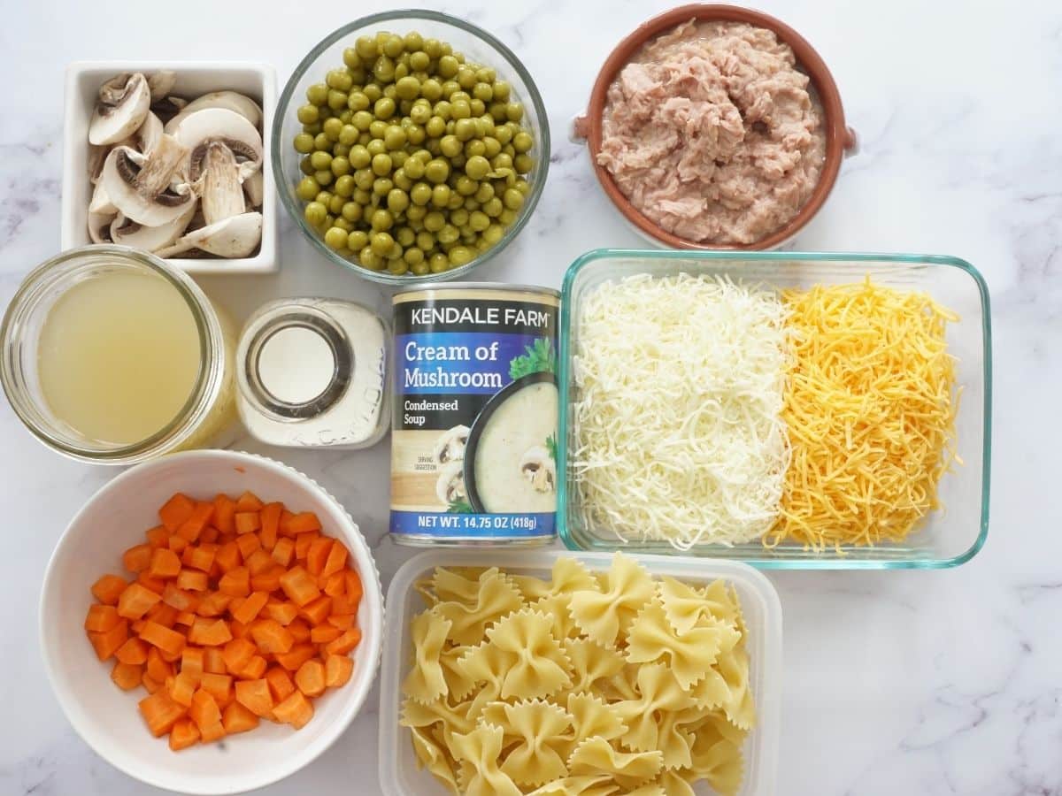 instant pot tuna casserole ingredients