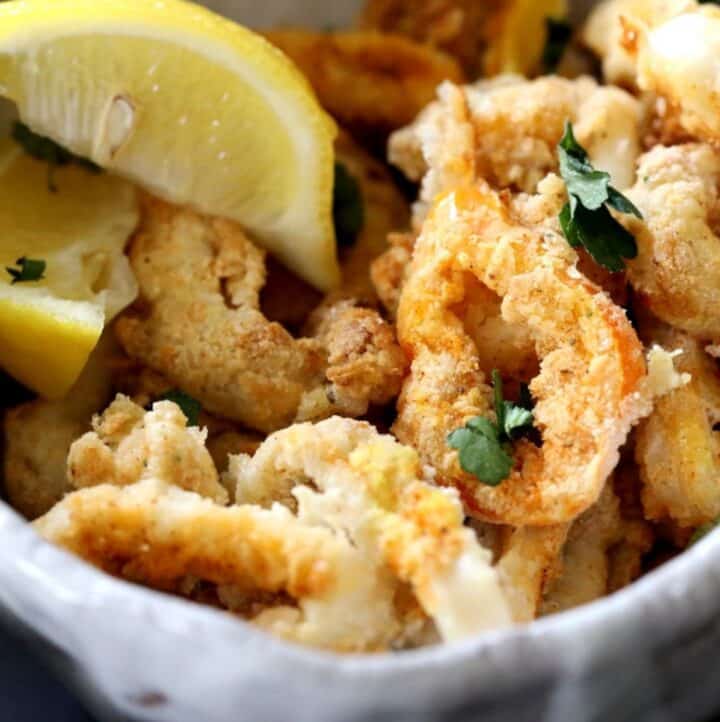 5-Ingredient Air Fryer Calamari light and crisp - Chunky in Kentucky