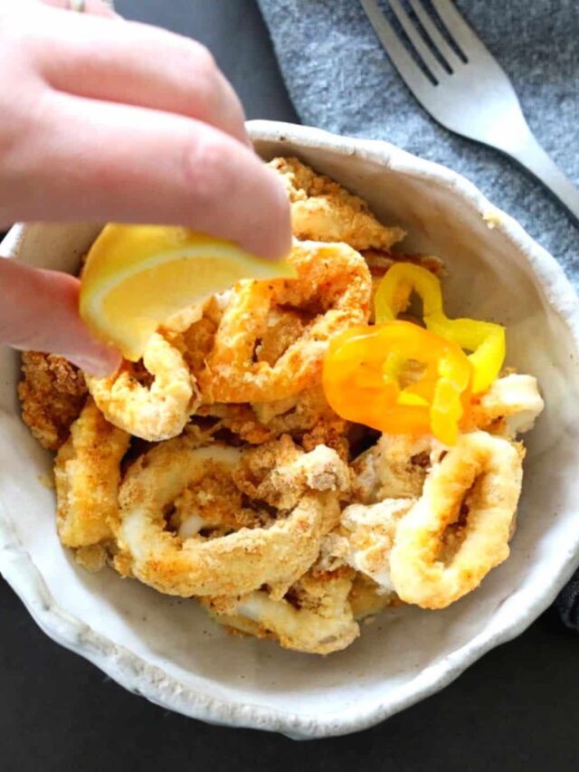 How to Make Easy Air Fryer Calamari - Chunky in Kentucky