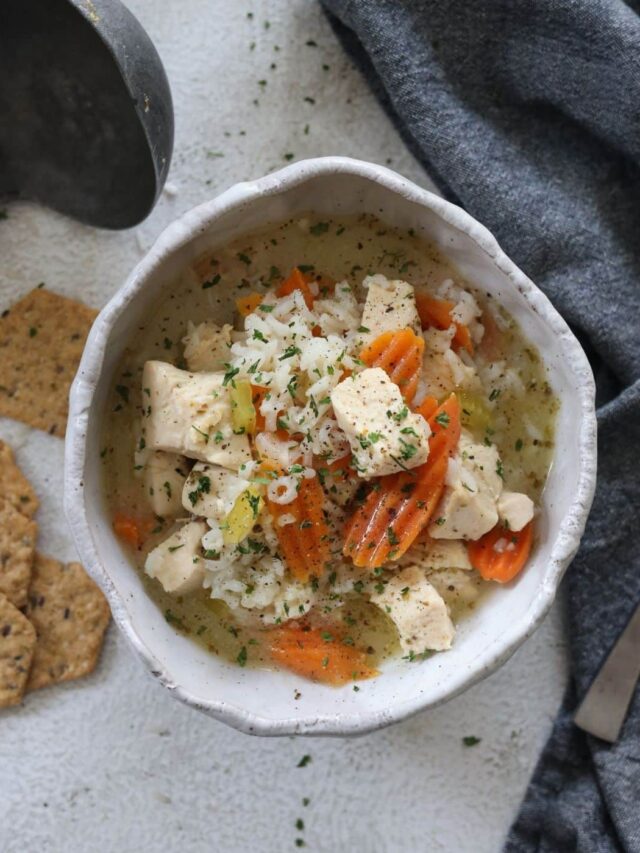 How to Make Instant Pot Chicken Rice Soup - Chunky in Kentucky