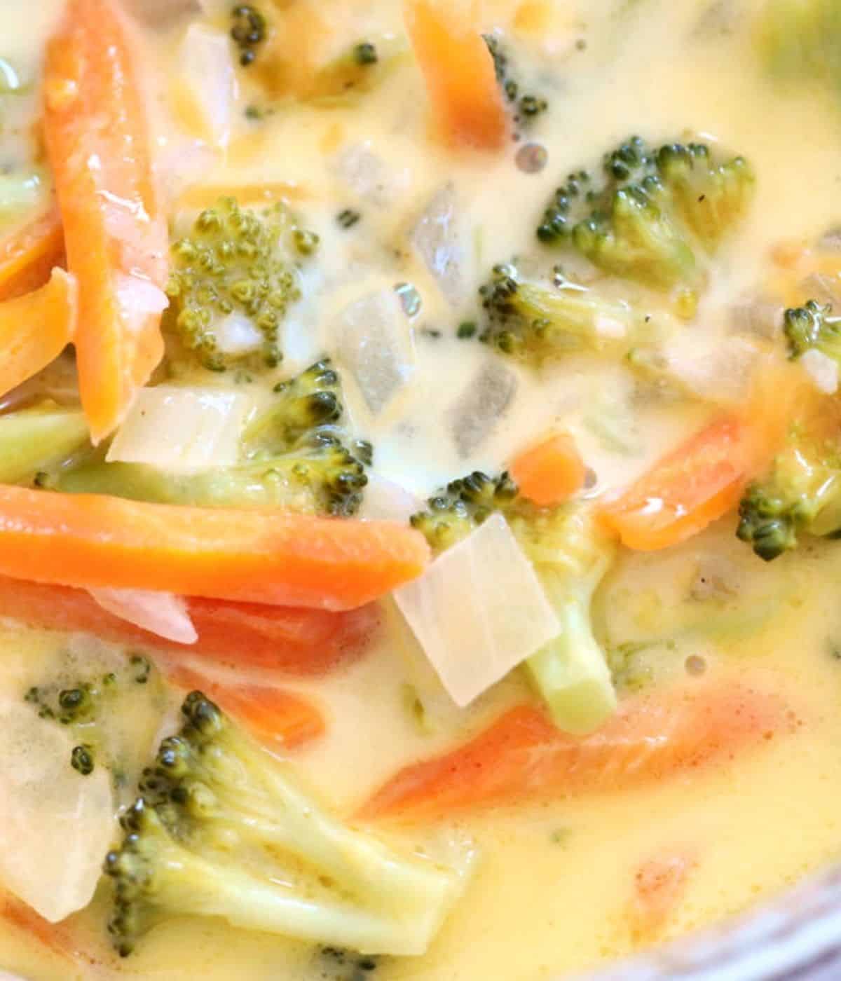 easy broccoli cheddar soup instant pot recipe