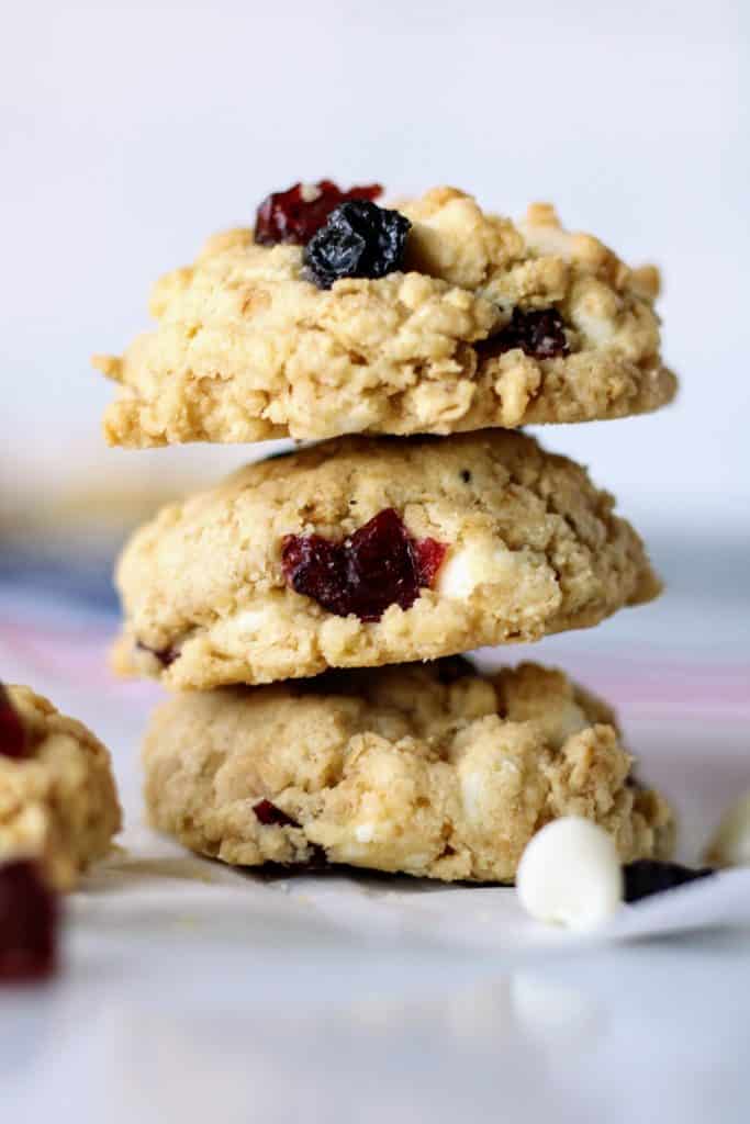 red, white and blue cookies