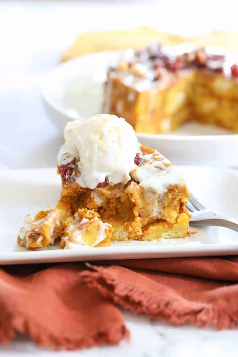 Instant Pot Pumpkin Bread Pudding (EASY!) - Chunky in Kentucky