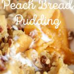 simple peach bread pudding fresh from the instant pot