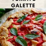 simple tomato galette pastry