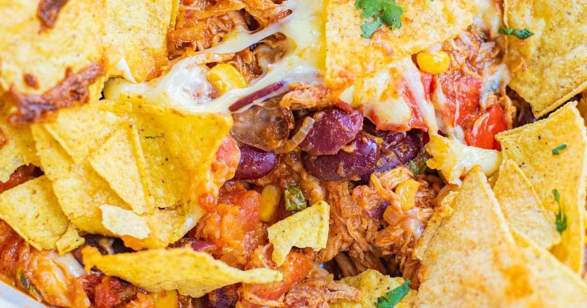 Mexican Chicken Doritos Casserole (extra cheesy!) - Chunky in Kentucky