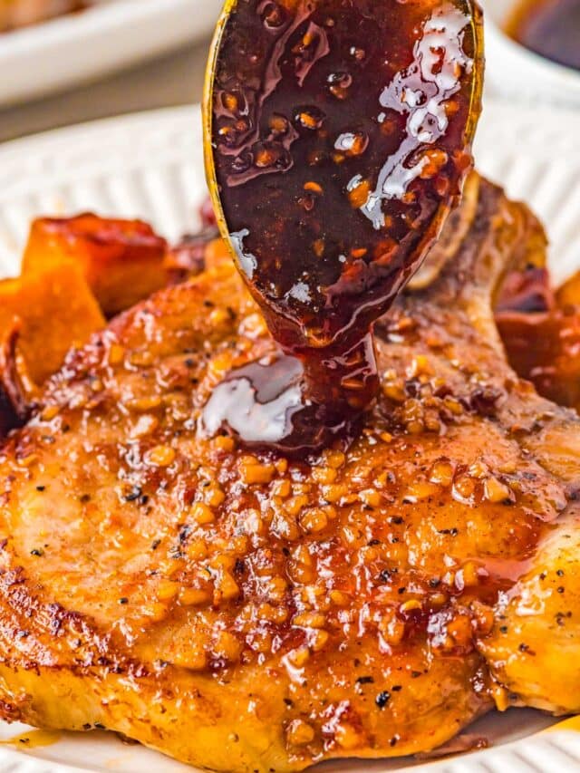 How To Make Bourbon Glazed Pork Chops - Chunky In Kentucky