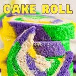 mardi gras cake roll recipe