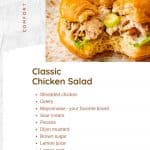 chicken salad croissant sandwich