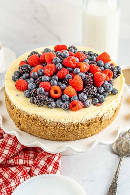 Baked Berry Cheesecake (Triple Berry) - Chunky in Kentucky