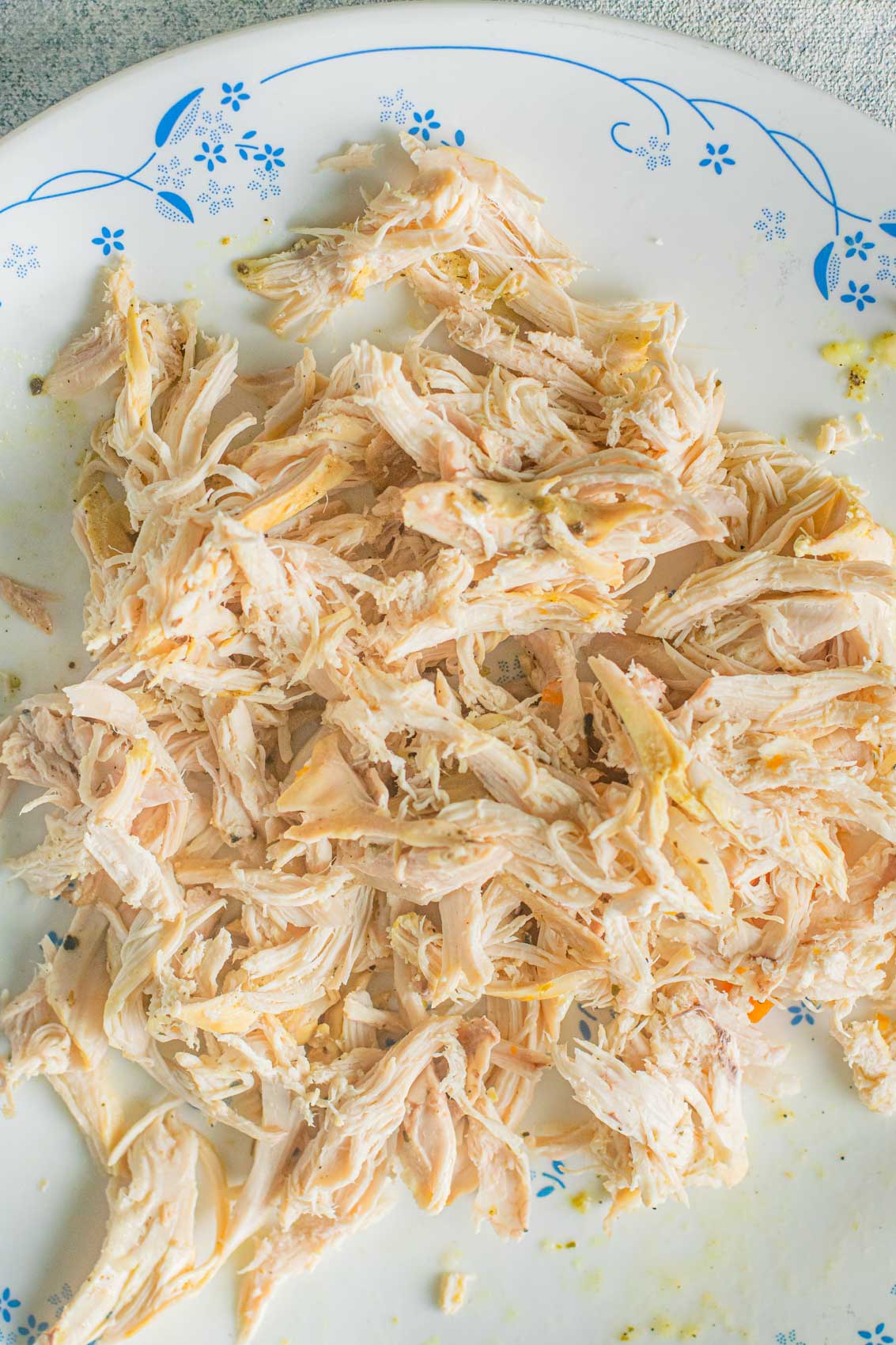 shredded chicken breasts