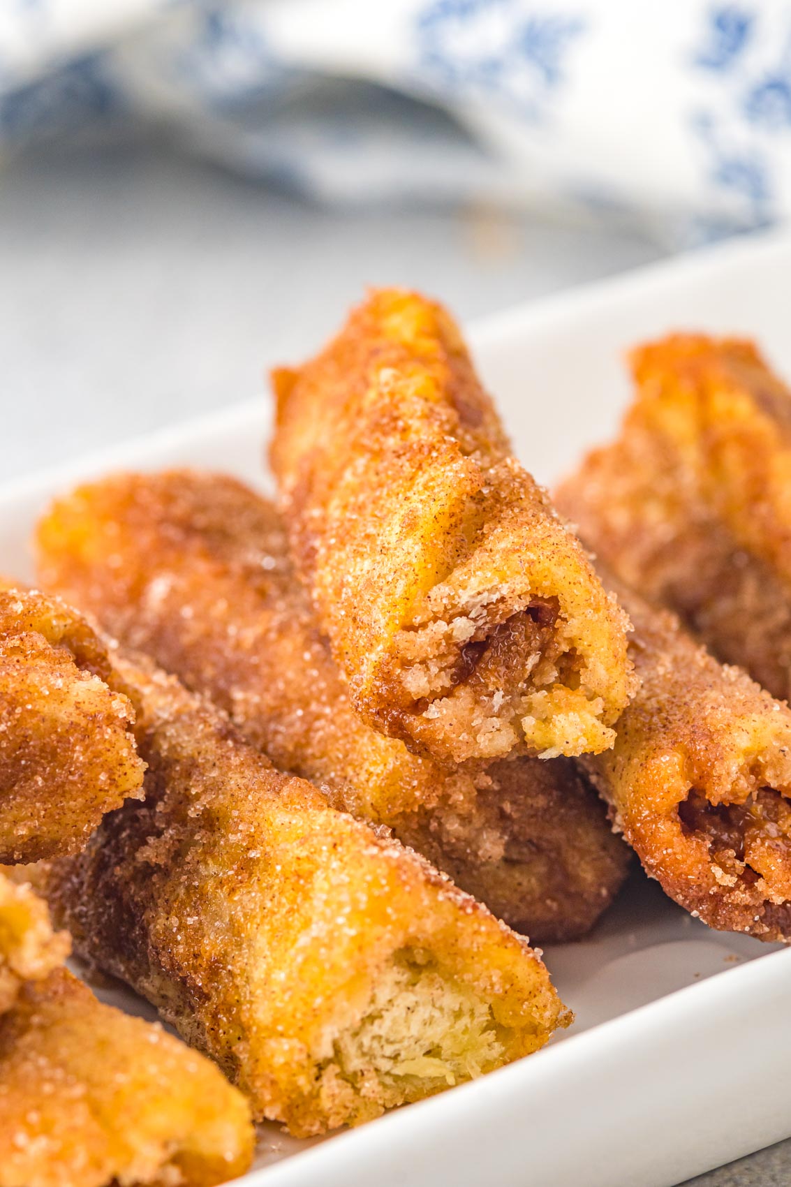 stack of churros roll ups