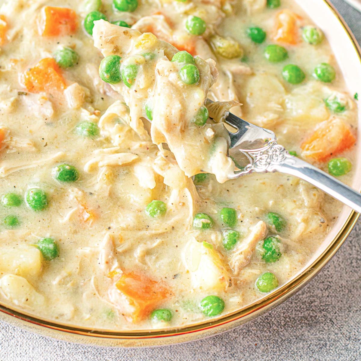 Chicken Pot Pie Soup Instant Pot Recipe