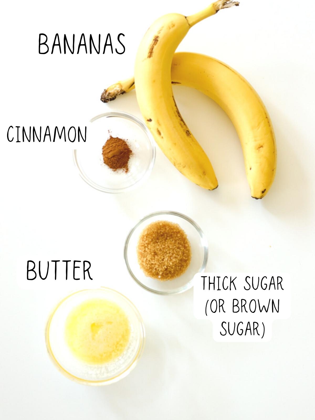 ingredients for air fryer banana