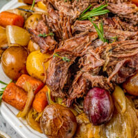 roast with potatoes and carrots