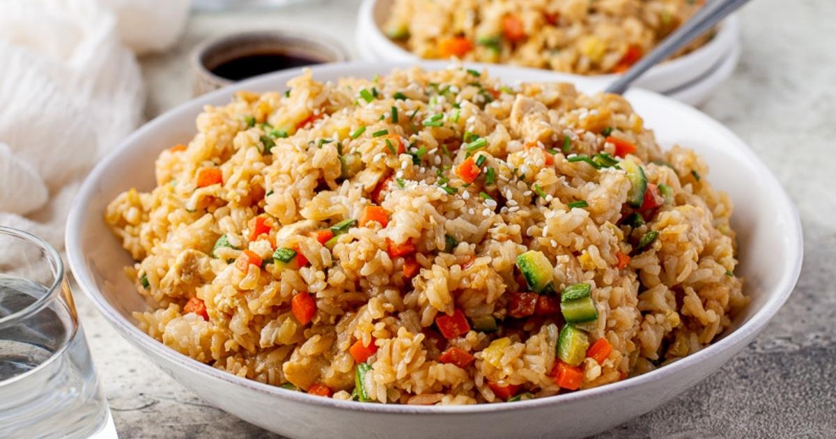 Instant Pot Chicken Fried Rice - Chunky in Kentucky