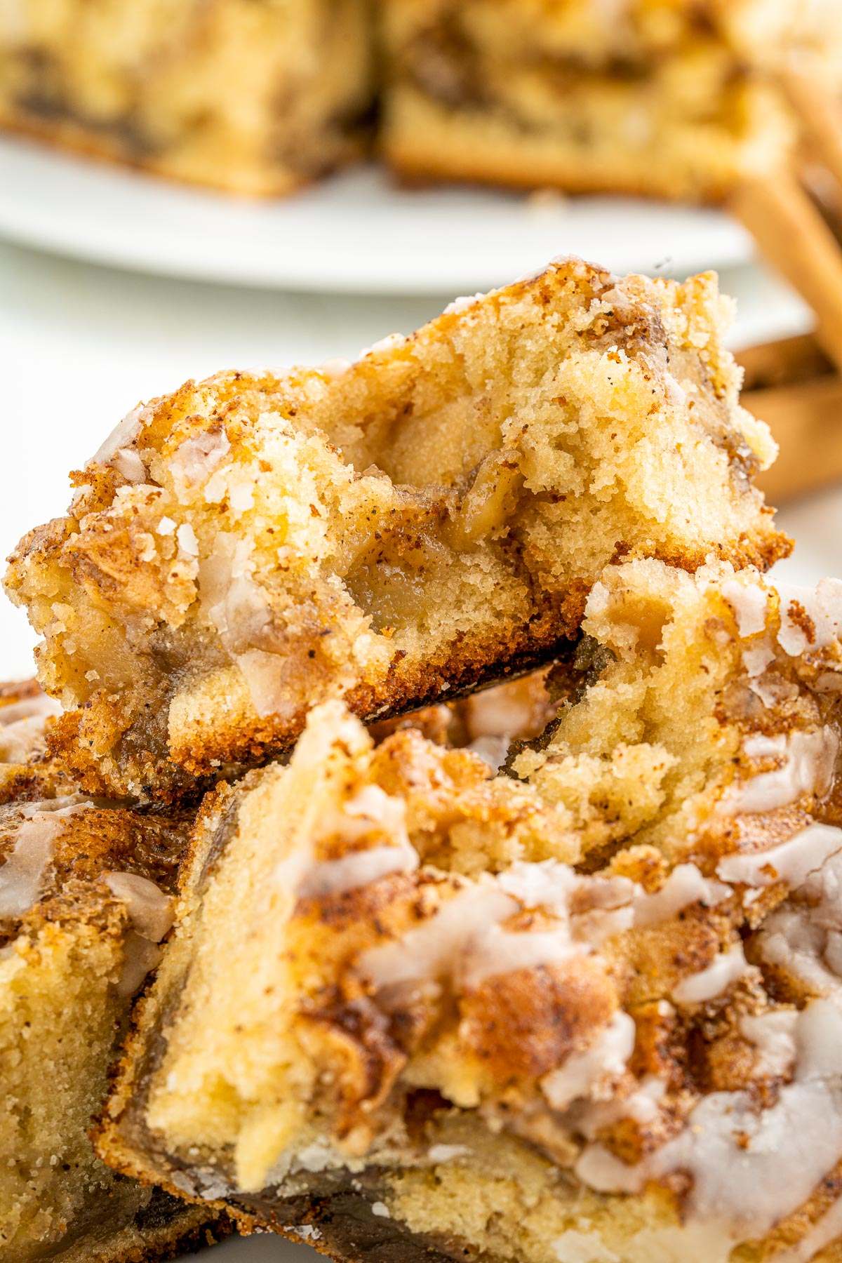 Cinnamon Roll Swirl Coffee Cake From Scratch