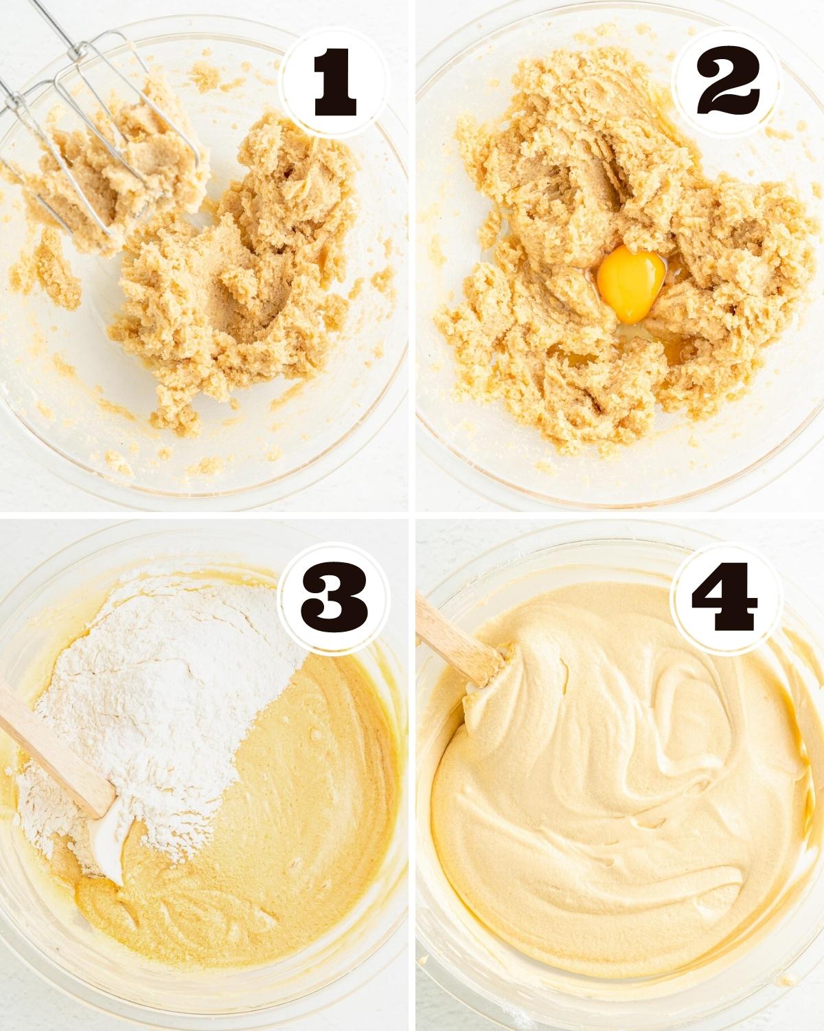 batter instructions for apple cake