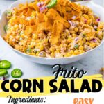 frito corn dip in a bowl with peppers