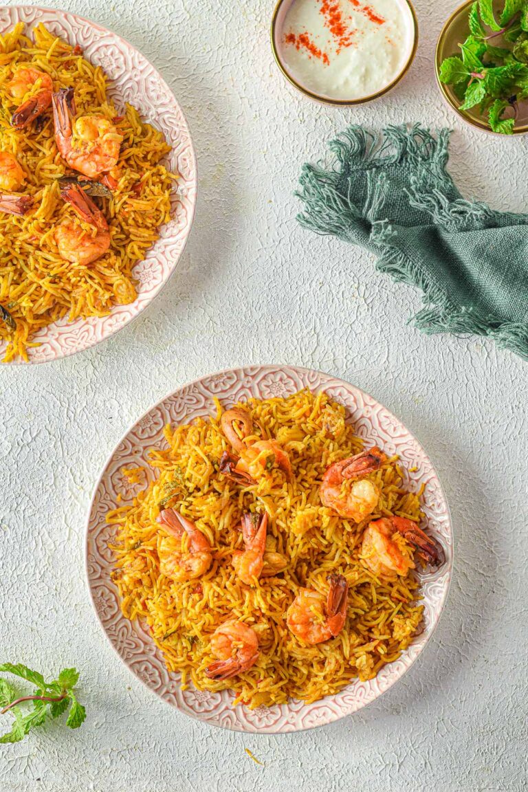 Instant Pot Shrimp Biryani - Chunky in Kentucky