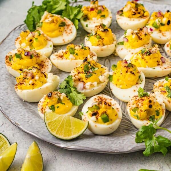 Mexican Street Corn Deviled Eggs - Chunky in Kentucky